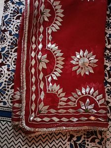 Rajasthani Gota Patti Rajpooti Lahanga Odhni