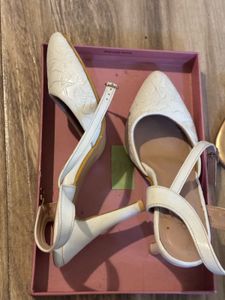 Elegant White Heels