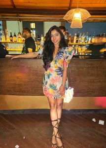 Colorful Floral Mini Dress