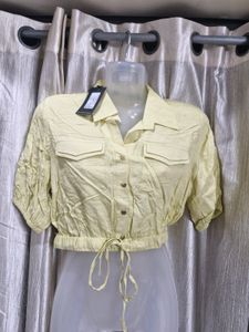 lime green crop top