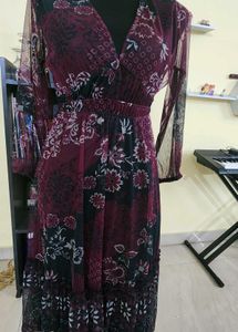 Floral Print Maxi Dress