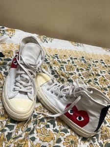 CDG Converse High Tops