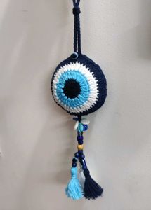 Evil Eye Crochet Hanging🧿💙👉🆕