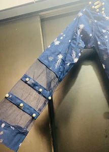 Stylish Navy Blue Kurta