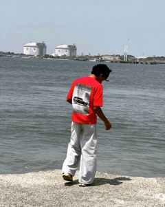 Five Sleeve And Back Printed T-Shirt