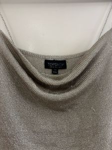 TOPSHOP CUTE METALLIC TOP