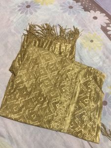 New Golden Dupatta