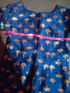 Navy Blue Beautiful Kurti