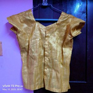 Princess Cut Pure Silk Blend Blouse
