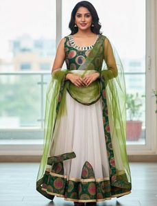 Beautiful Anarkali Suit &amp; Dupatta
