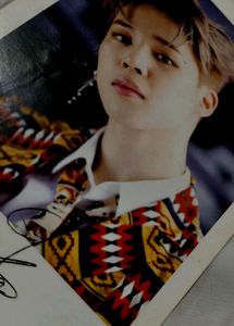 BTS SEVEN MEMBERS PHOTOCARDS WITH THIER AUTOGRAPH