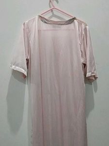 Pink Nighty With Maxi Free