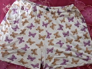 Light Yellow Ladies Shorts