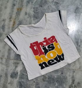 White Crop T-shirt
