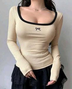 Korean Cream Top