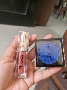 Flicka Lipstick & Eyeshadow (Like New)