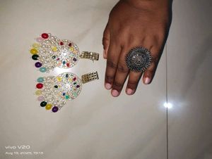 Statement Earrings &amp; Ring Set[Combo]🎉🎊