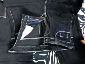 Unused/ Untouched , Six Pocket , Black Jeans ,Wide