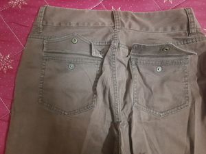 Brown Flared Pants