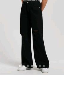 Black Ripped Jeans Of Savana