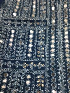 Blue naira cut suit Set