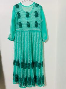Lucknow Chikankari Frock