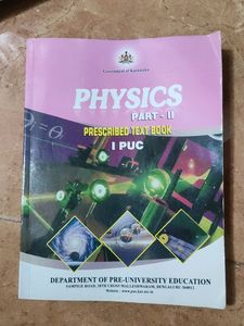Physics For I PUC