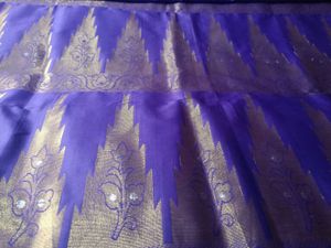 Purple Silk Saree