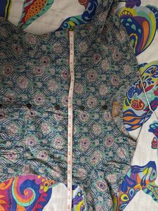 Floral Print Kurta with nice flares