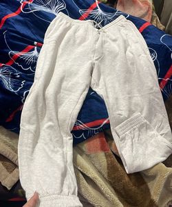 H&m Cute Baby Pink Joggers With Fleece Inside.