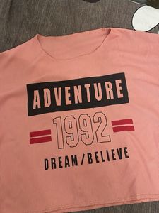 Beautiful Teshirt And Crop Top