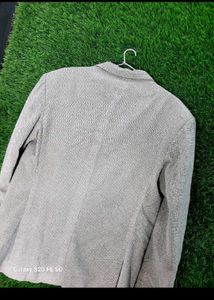Grey Patterned Blazer