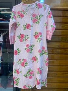 Floral Print Kurta