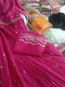 Pink Embroidered Kurta Set