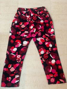 Imported Floral Straight Pants