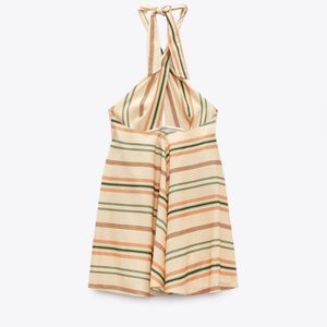 Limited Edition Zara Bohemian Cotton Mini Dress