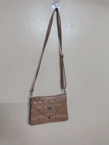 Peach / Pink Trendy Slingbag