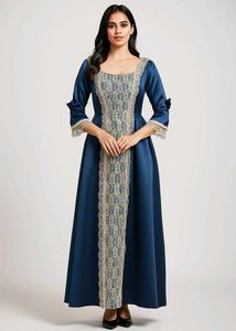 Elegant Blue Ethnic Gown