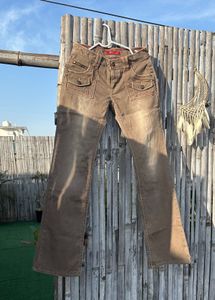 Brown Flare Jeans