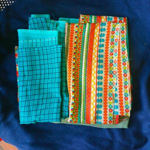 Unstitched suit material