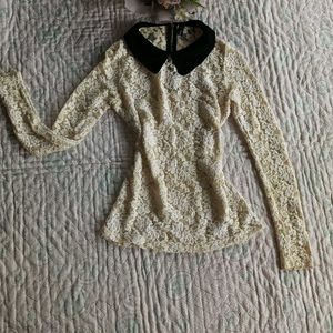 Lace Long Sleeve Top