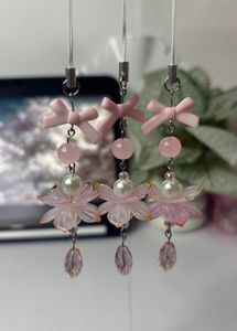 Beaded Phone Charm/ Hello Kitty