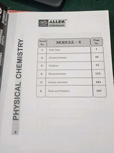 Allen Chemistry Modules