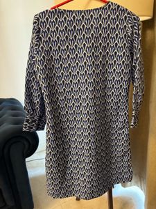 Blue Patterned Dress