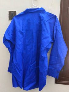 Royal Blue Pant Suit - Women's Fashion