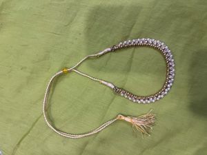 Elegant Pearl &amp; Rhinestone Choker Necklace