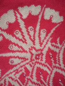 Pink Pure Wool Poncho