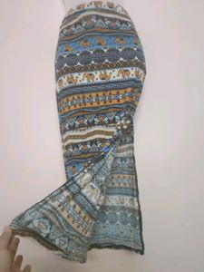 Multi Colour Casual Tight Fitting Skirt (Women&#39;s)