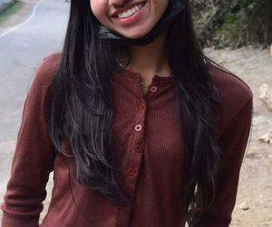 Brown knit Button-Down Crop Top