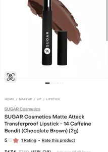Sugar Lipstick Combo Caffine Bandit&amp; Buffy Summers